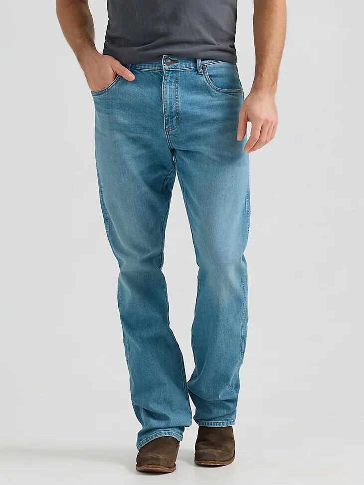 jean wrangler retro relaxed fit bootcut pour homme midland