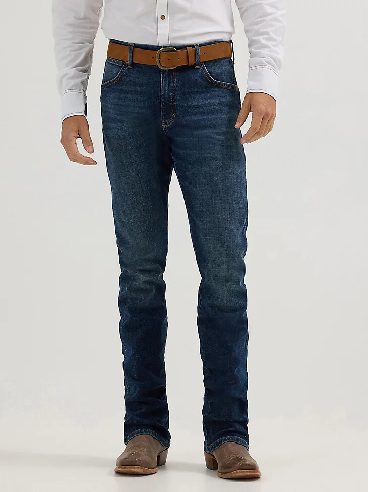 jean wrangler retro slim fit bootcut pour homme hayward