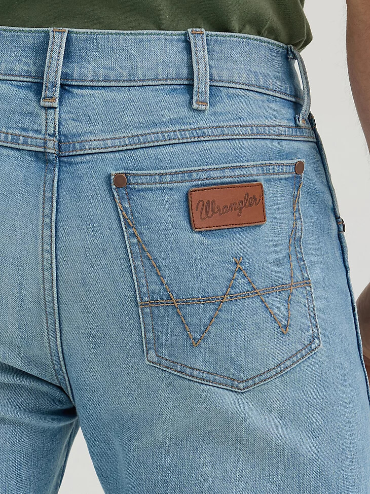 jean wrangler retro slim fit à jambe droite pour homme mendenhall