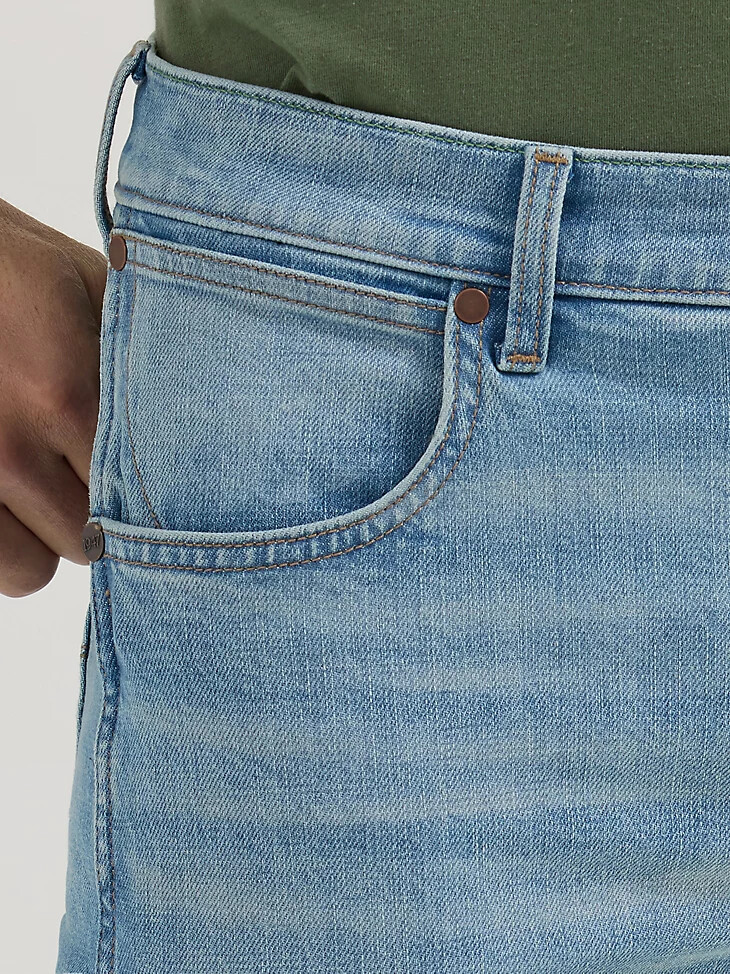 jean wrangler retro slim fit à jambe droite pour homme mendenhall