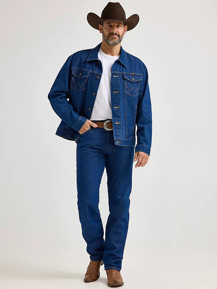 jean wrangler cowboy cut original fit prélavé indigo