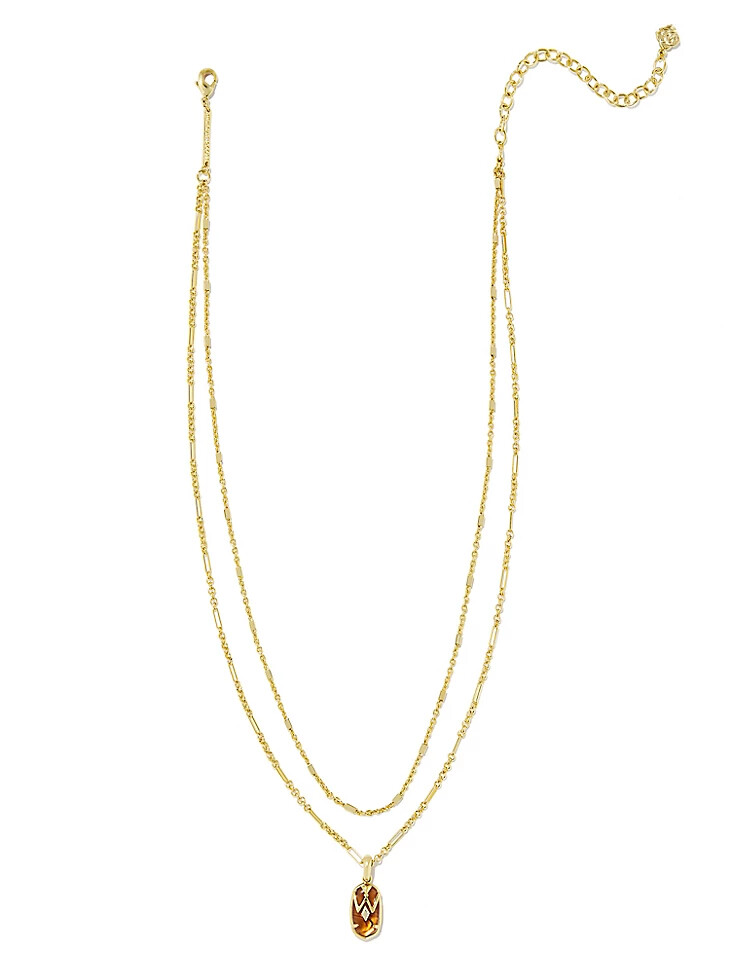 collier elisa wrangler x yellow rose par kendra scott ambre marbré