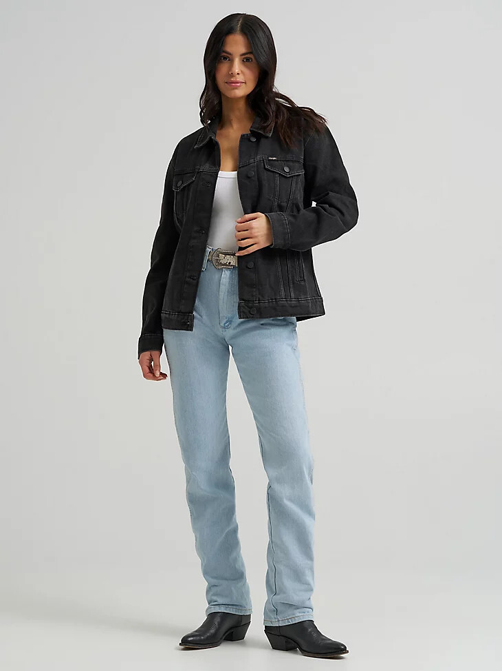 veste wrangler memory maker pour femme en carbone