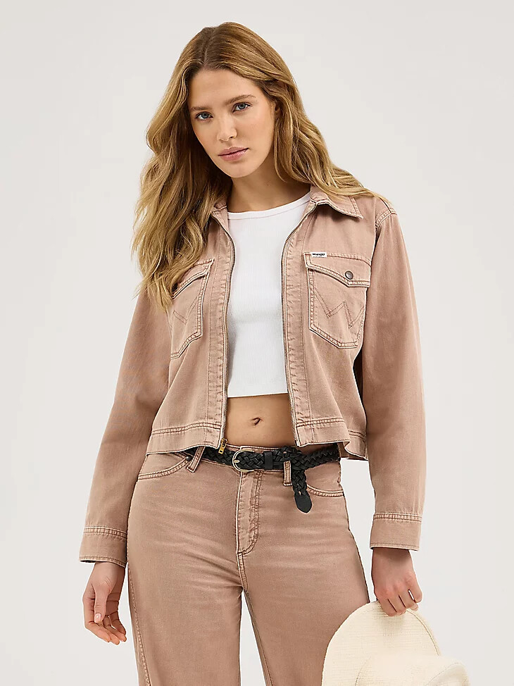 veste utilitaire rodeo pour femme couleur terre dombre brute