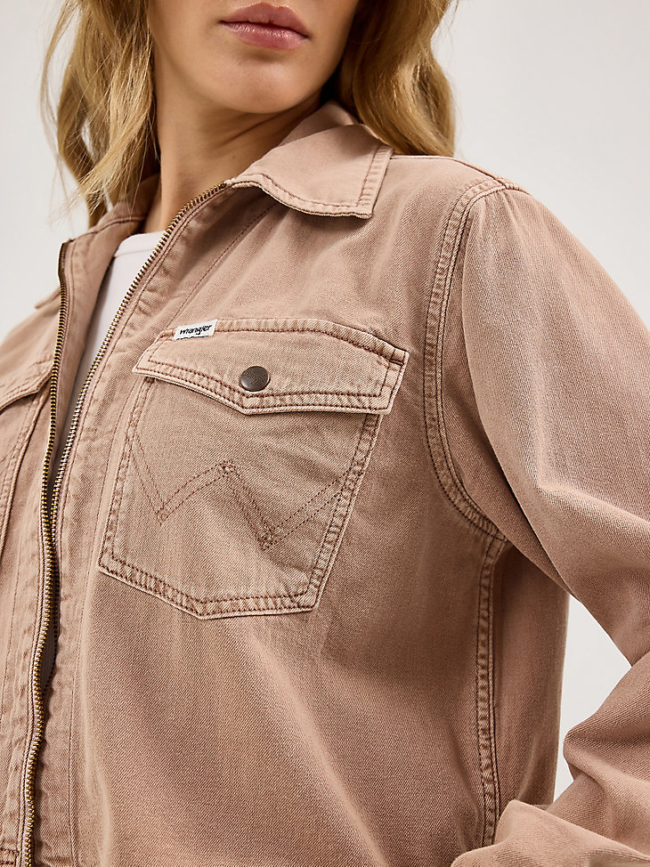 veste utilitaire rodeo pour femme couleur terre dombre brute