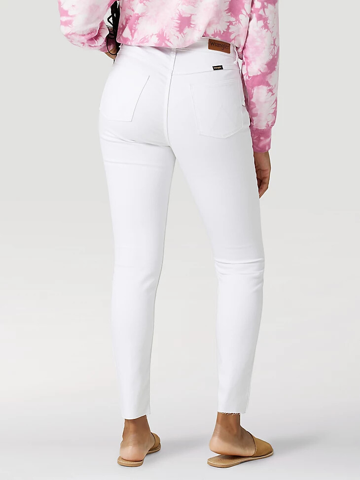 jean skinny brite tech unforgettable pour femme blanc éclatant