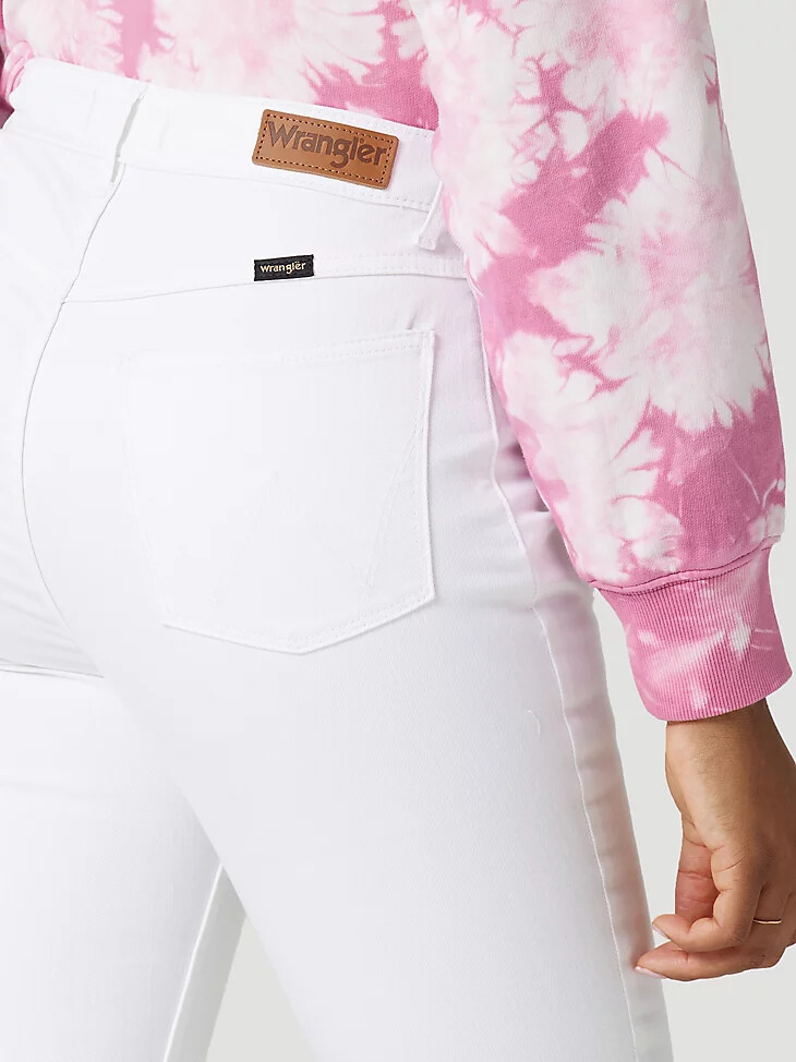 jean skinny brite tech unforgettable pour femme blanc éclatant