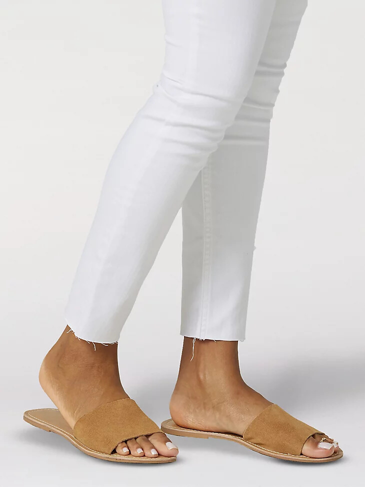 jean skinny brite tech unforgettable pour femme blanc éclatant
