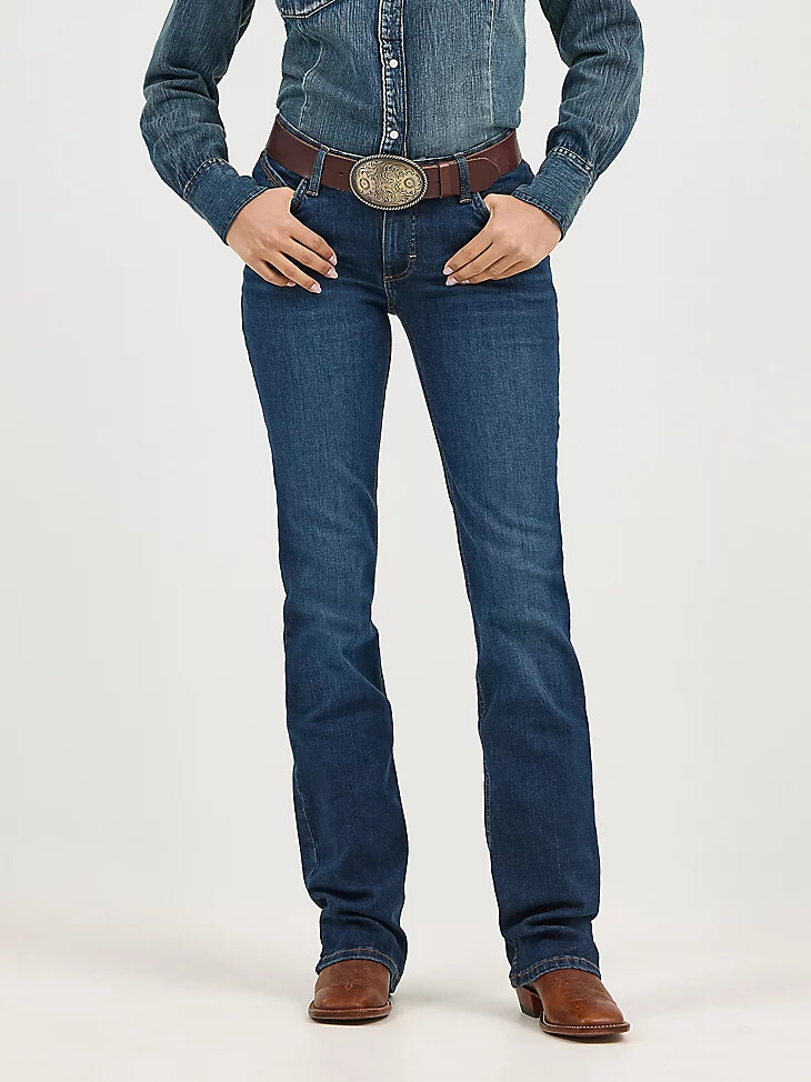 jean wrangler ultimate riding pour femme willow coupe bootcut taille mi-haute traci