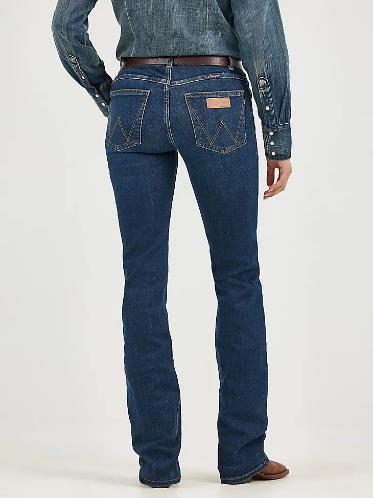 jean wrangler ultimate riding pour femme willow coupe bootcut taille mi-haute traci