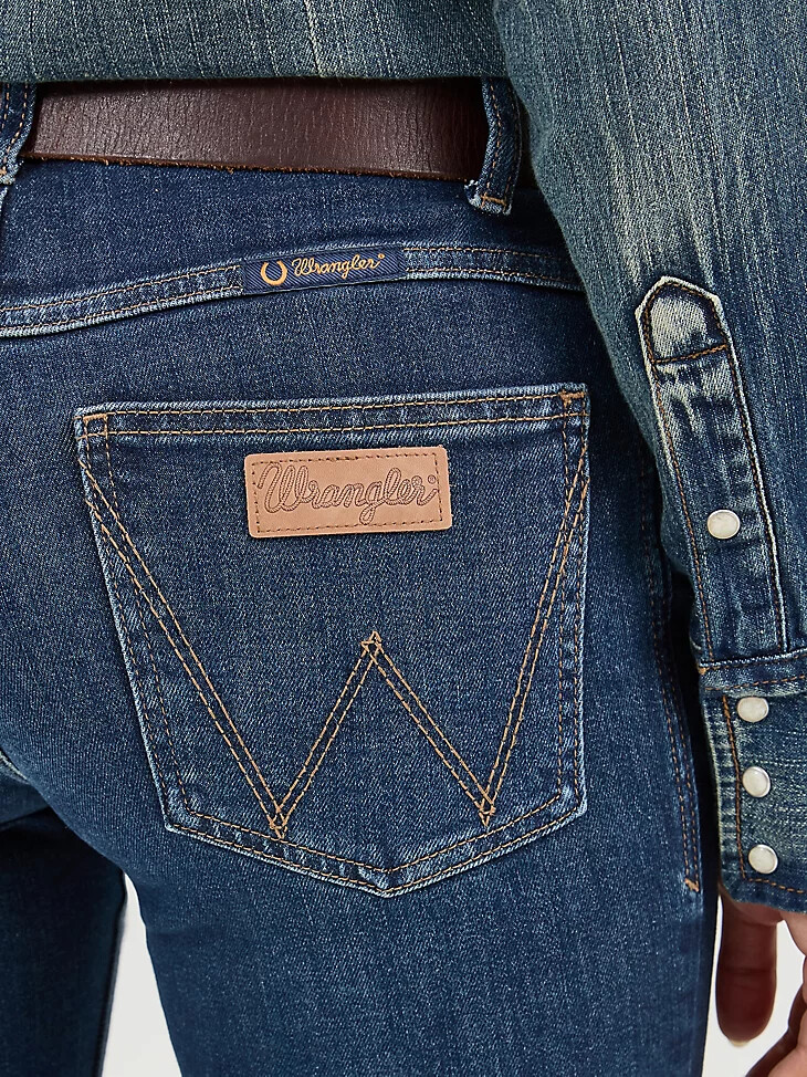 jean wrangler ultimate riding pour femme willow coupe bootcut taille mi-haute traci