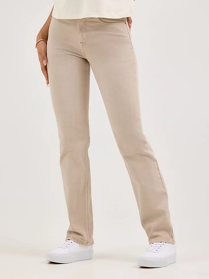 jean wrangler taille haute à jambes droites athena pour femme