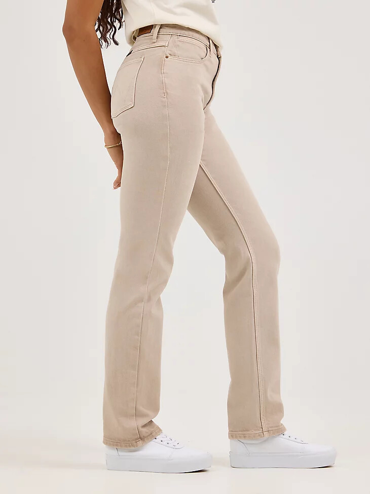 jean wrangler taille haute à jambes droites athena pour femme