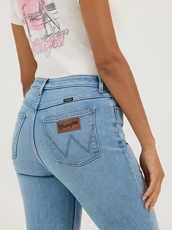 jean bootcut taille haute pour femme dune