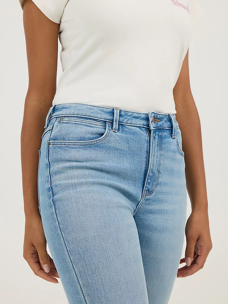 jean bootcut taille haute pour femme dune
