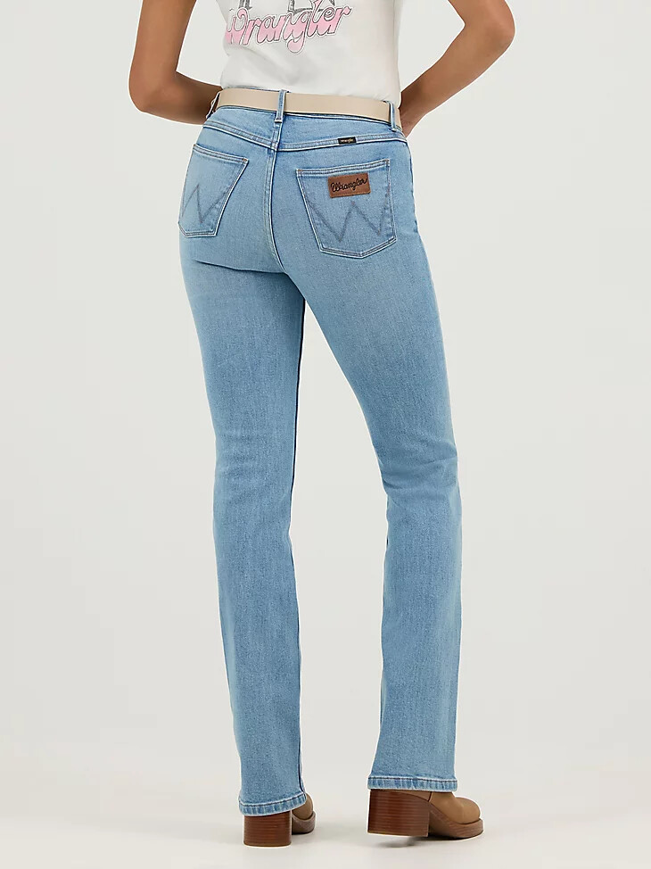 jean bootcut taille haute pour femme dune