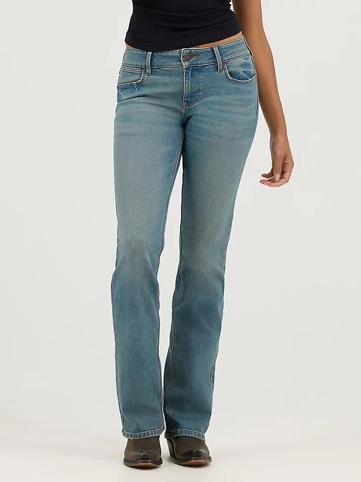 jean bootcut taille basse jasper pour femme