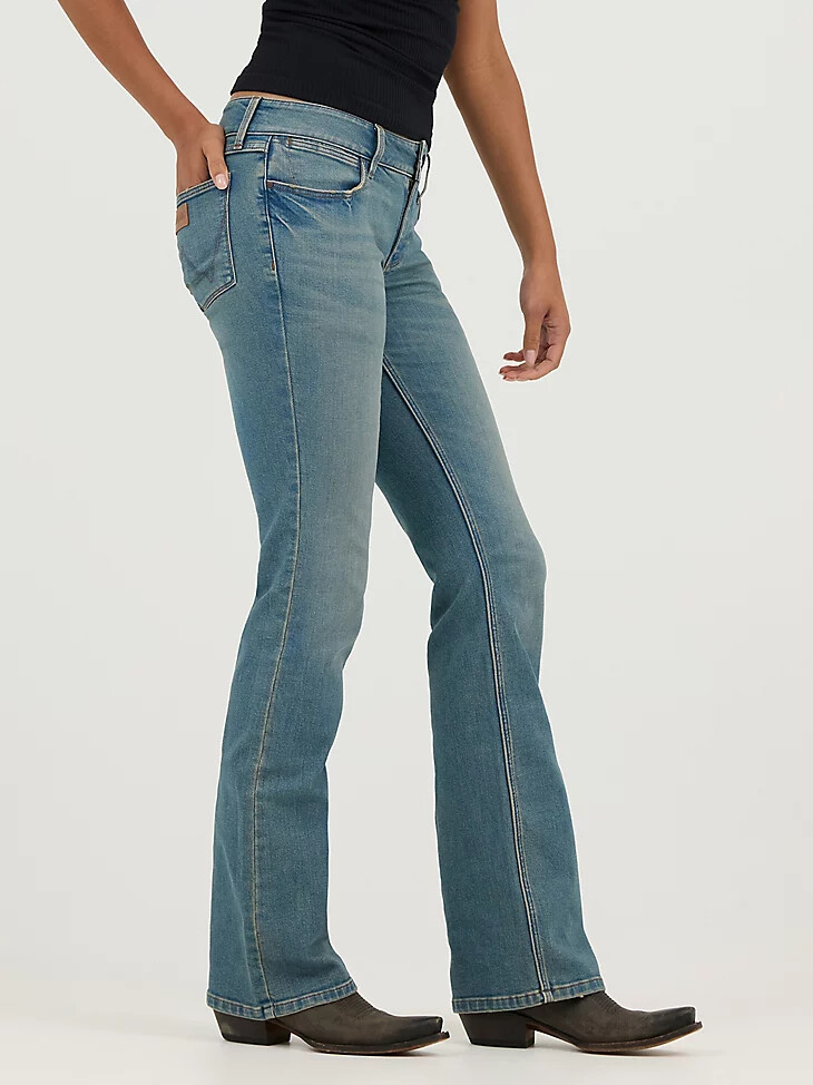 jean bootcut taille basse jasper pour femme
