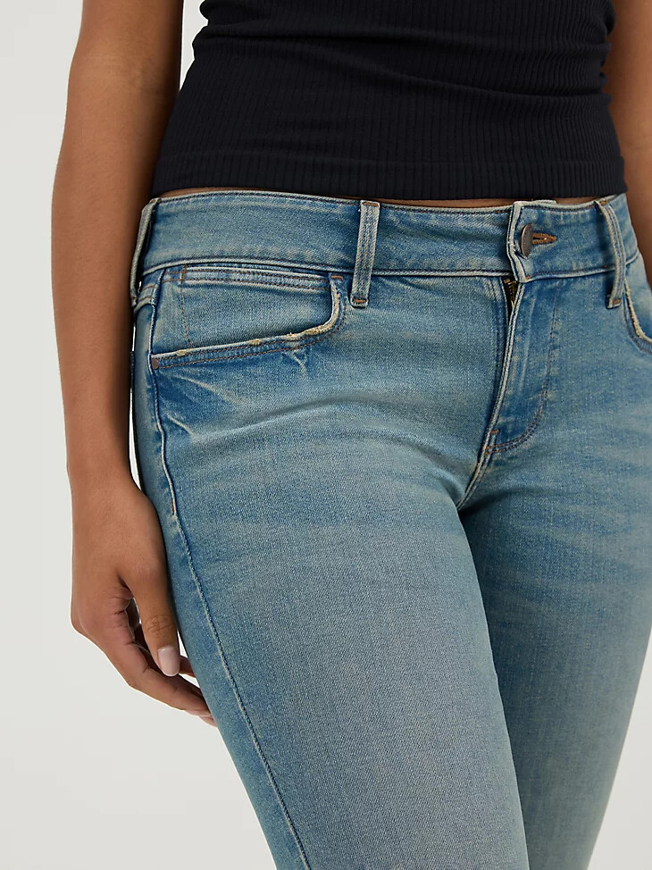 jean bootcut taille basse jasper pour femme