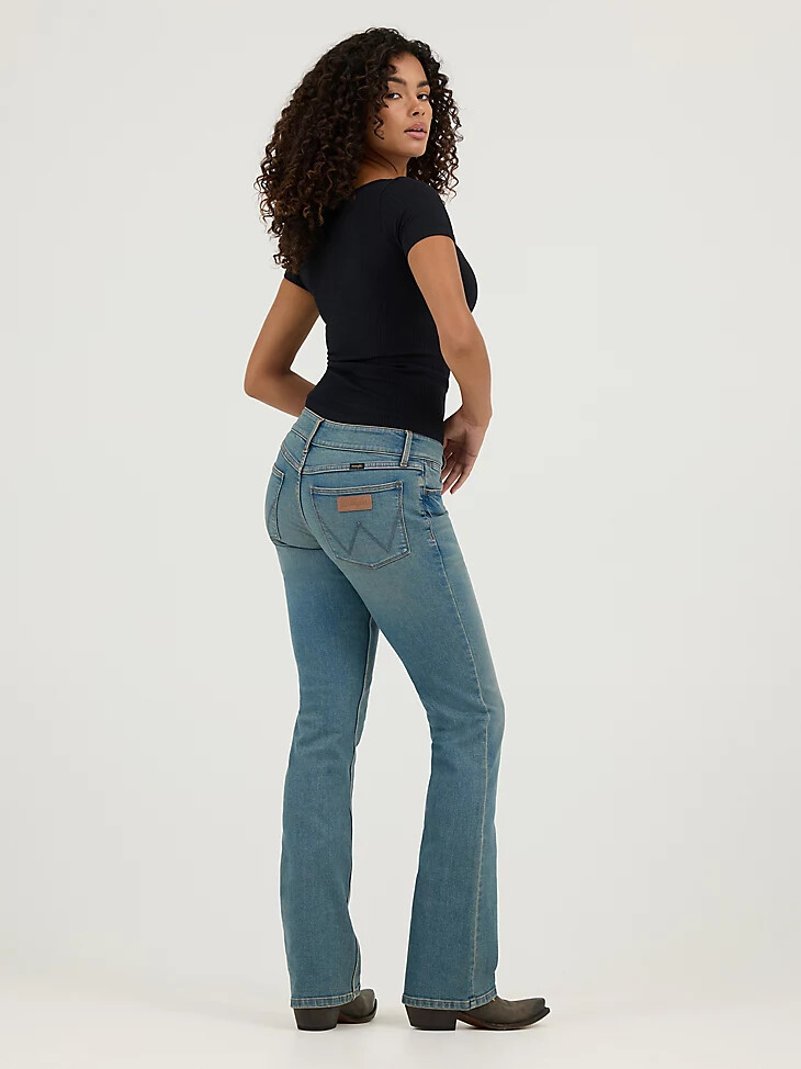 jean bootcut taille basse jasper pour femme