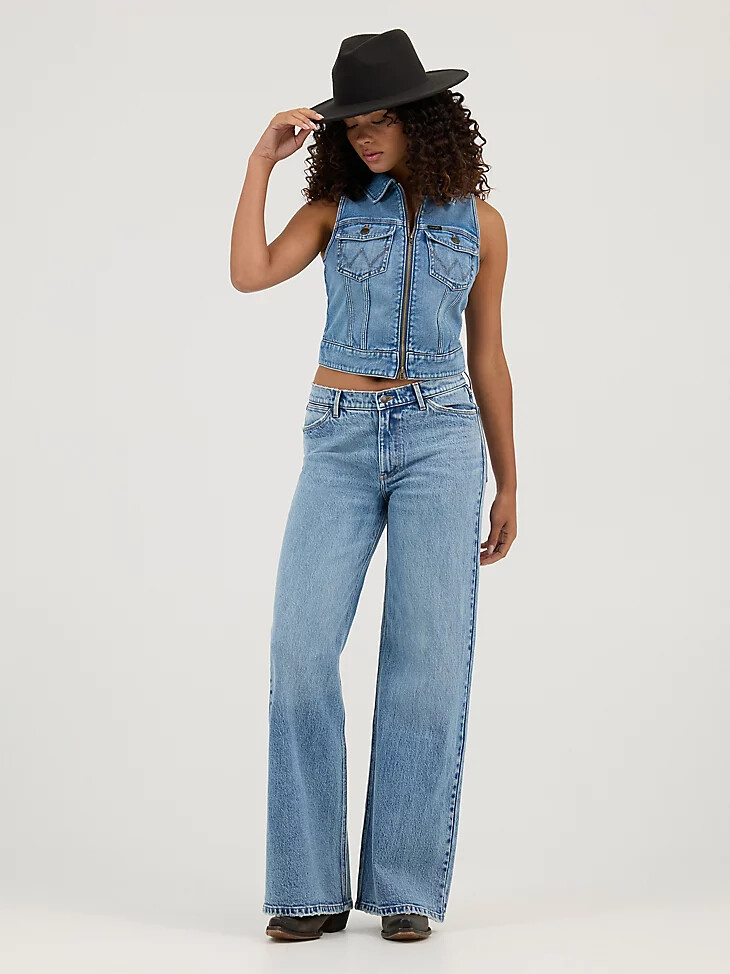 jean ample taille basse pour femme dallas