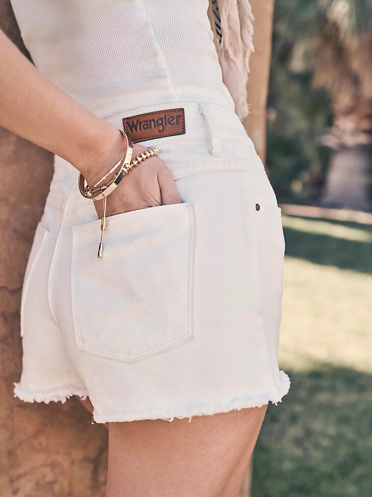 short vintage pour femme en noix de coco