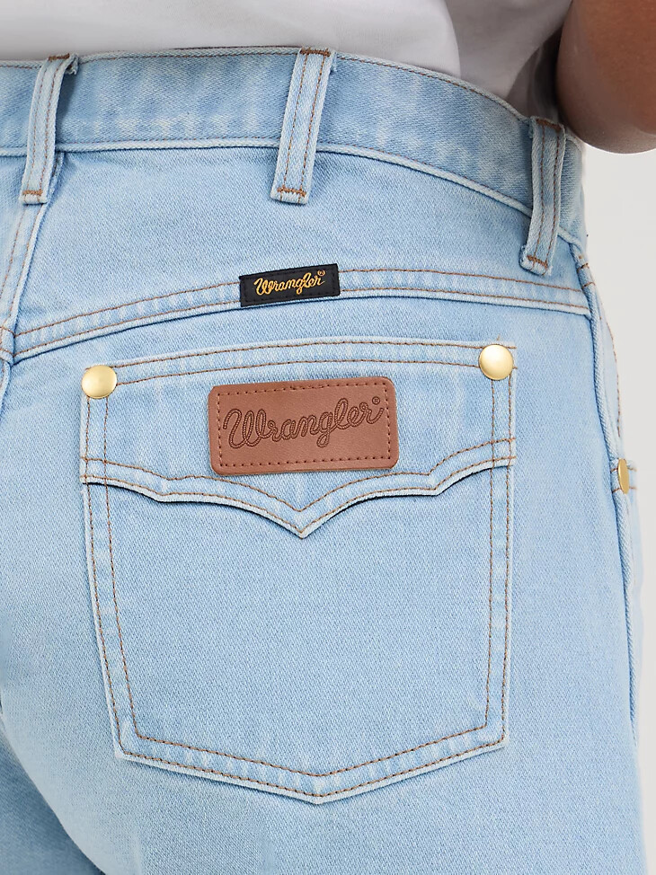 wrangler x yellow rose par kendra scott reworked short prairie wash