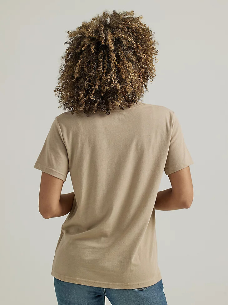 t-shirt femme motif serpent du désert silver lining