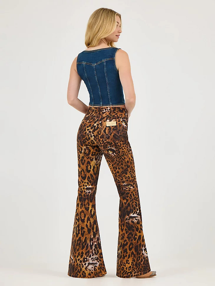 bustier wrangler x lainey wilson pony up style bohème effet délavé