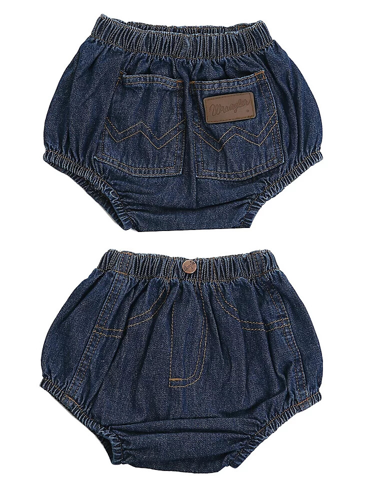 couche baby wrangler prélavée indigo