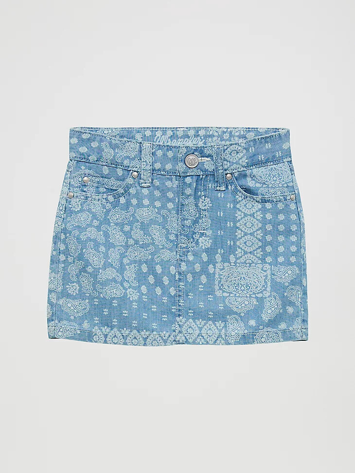jupe en jean bandana wrangler pour fille elaina