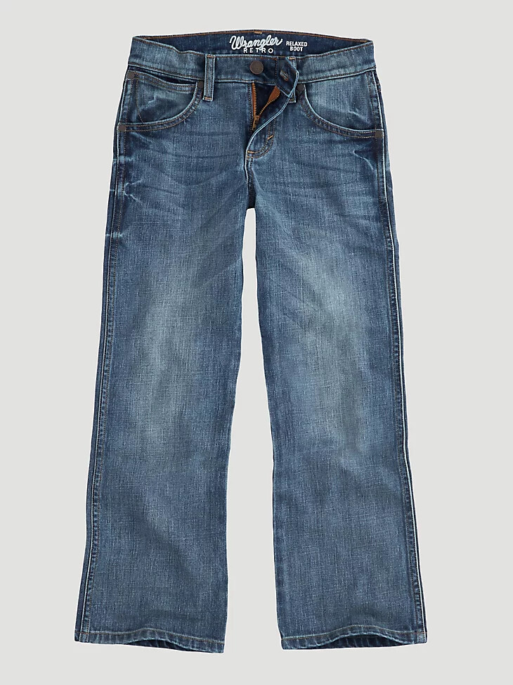 jean wrangler retro décontracté pour garçon 4-7 greeley