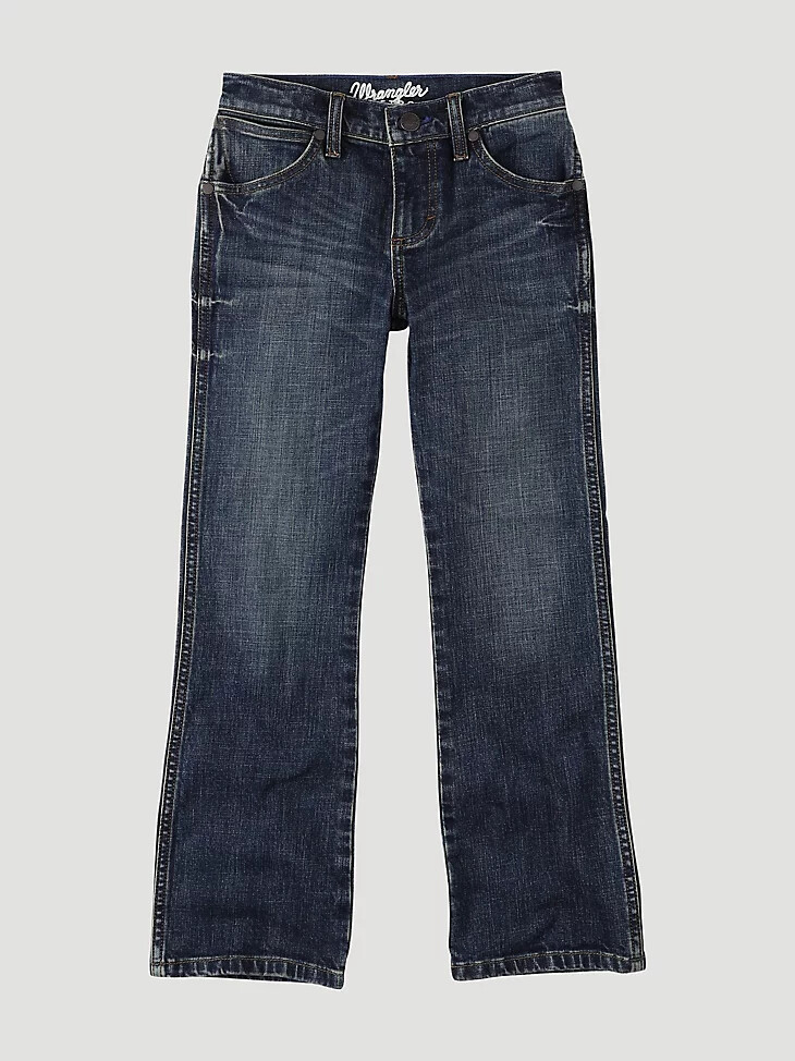 jean wrangler retro slim boot pour garçon 4-20 layton
