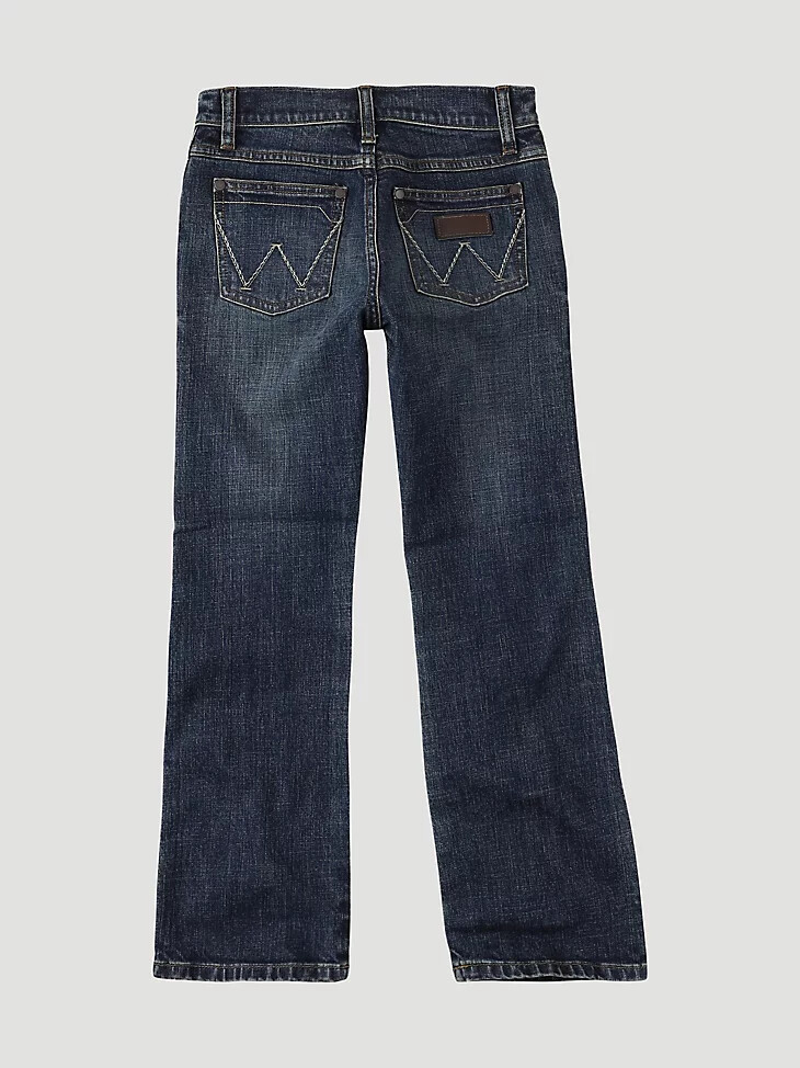 jean wrangler retro slim boot pour garçon 4-20 layton