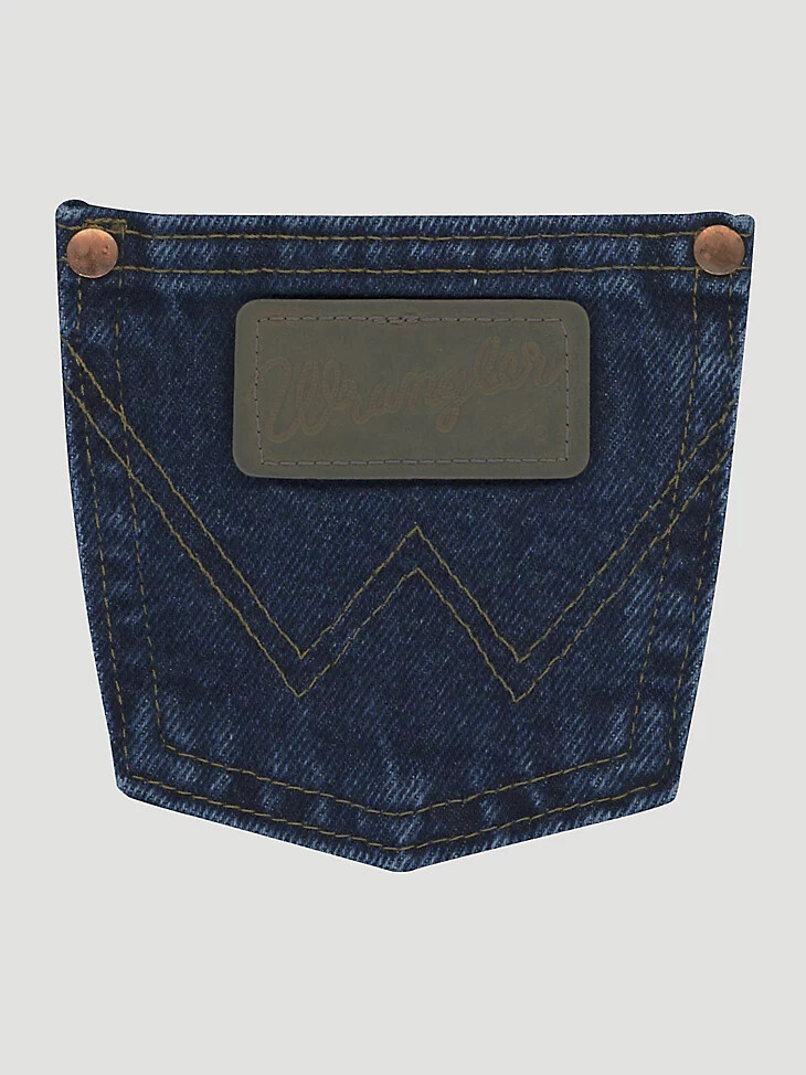 jean wrangler cowboy cut original fit pour petit garçon indigo foncé