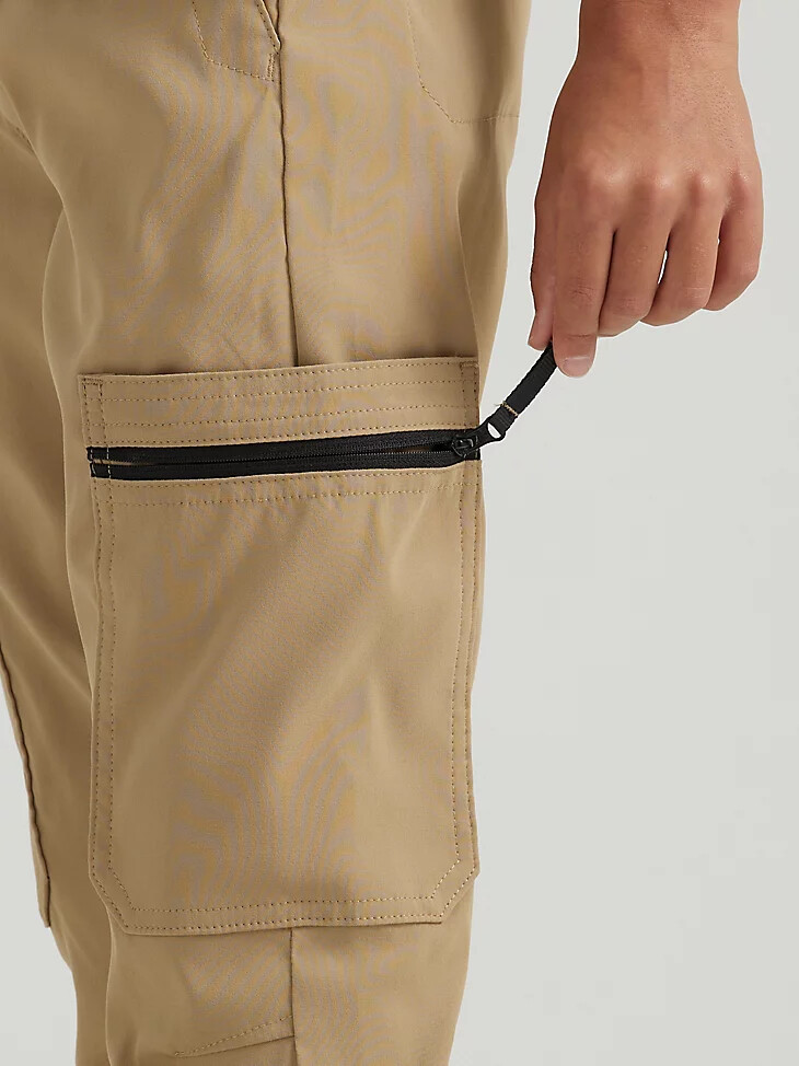 wrangler atg pantalon de jogging transit pour garçon kelp