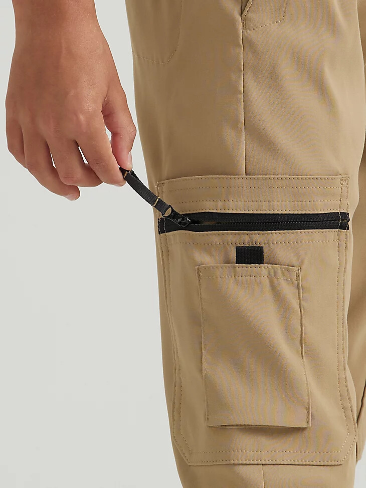 wrangler atg pantalon de jogging transit pour garçon kelp