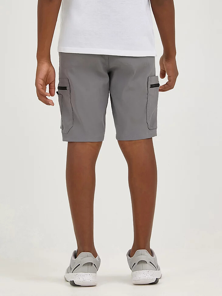 short cargo technique wrangler pour garçon couleur quiet shade