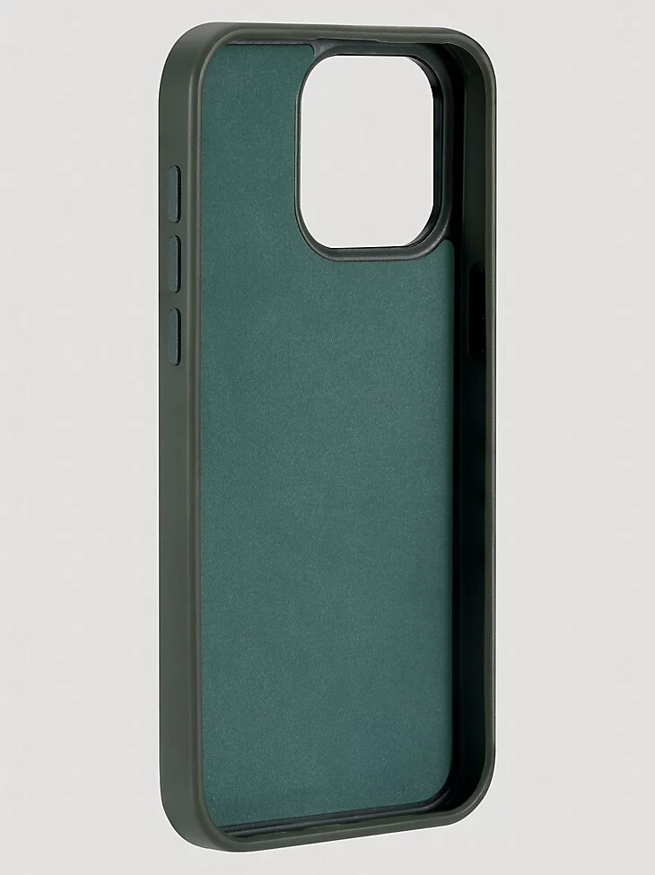 Étui en cuir marron pour smartphone
