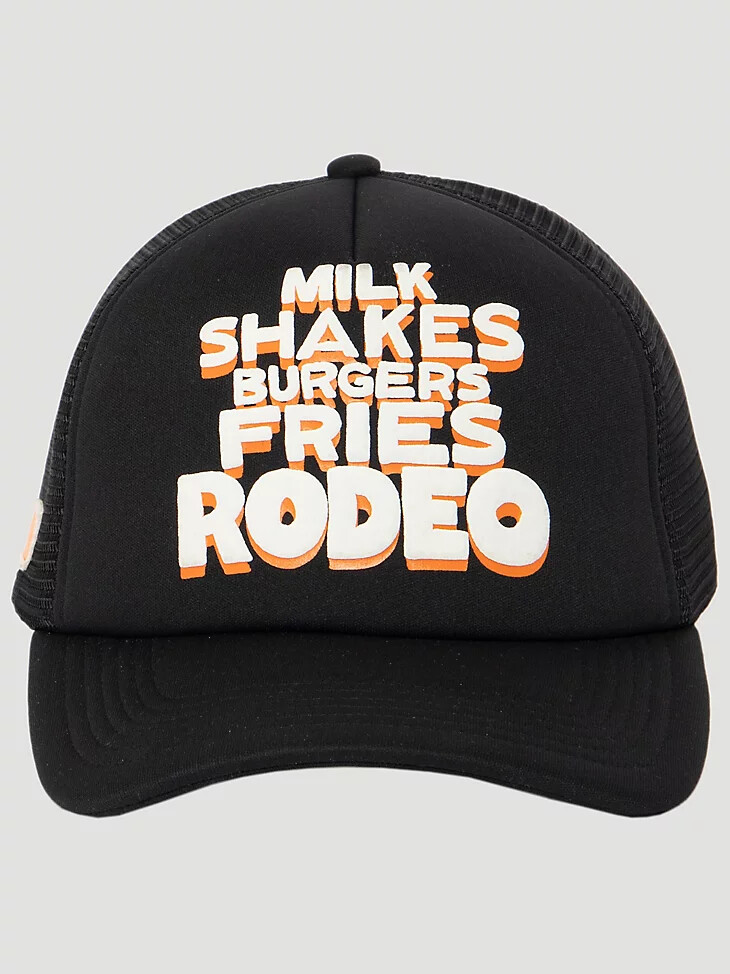 casquette trucker wrangler x whataburger turtle noire