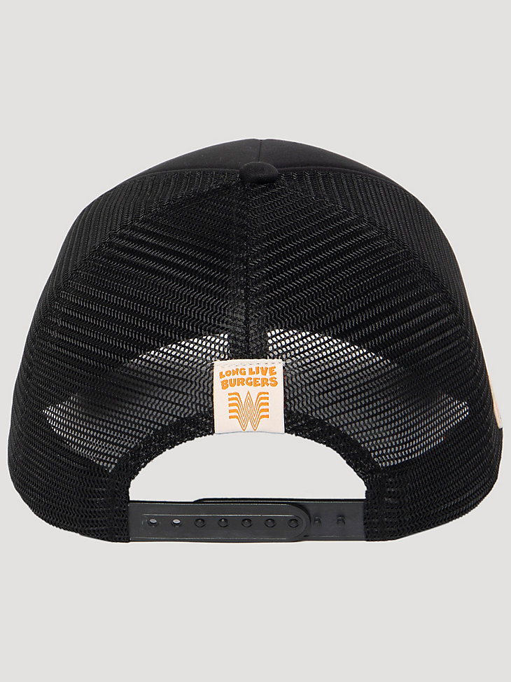 casquette trucker wrangler x whataburger turtle noire