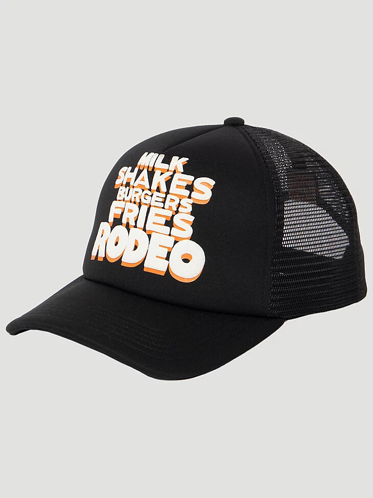 casquette trucker wrangler x whataburger turtle noire