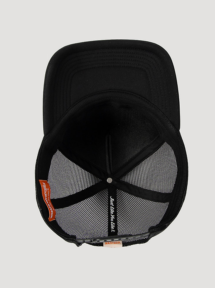 casquette trucker wrangler x whataburger turtle noire