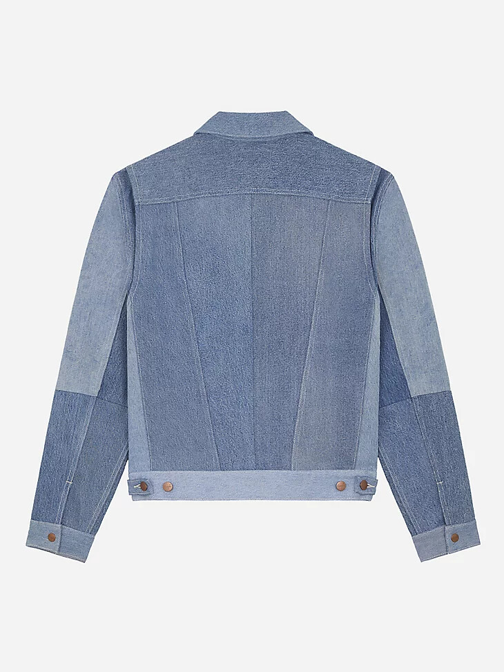 veste wrangler x beyond retro icons délavage clair