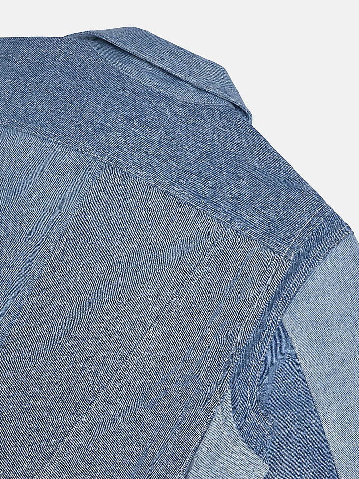veste wrangler x beyond retro icons délavage clair