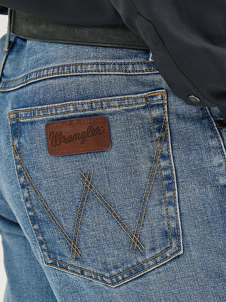 jean wrangler 20x active flex relaxed fit pour homme bleu amiral