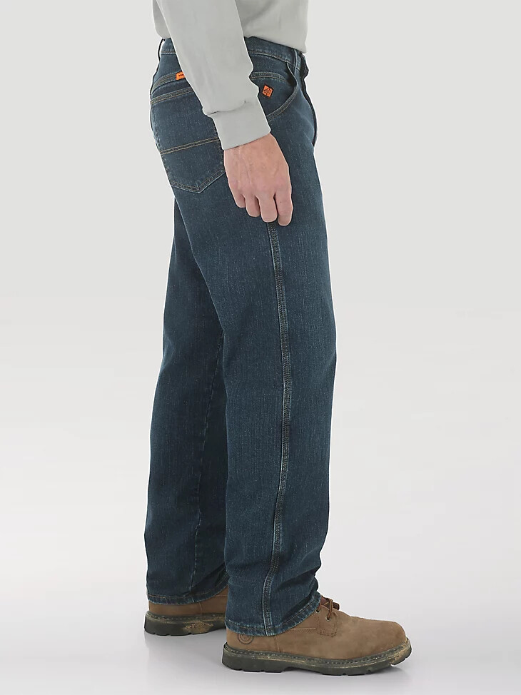 jean wrangler fr ignifugé riggs advanced comfort relaxed fit midstone