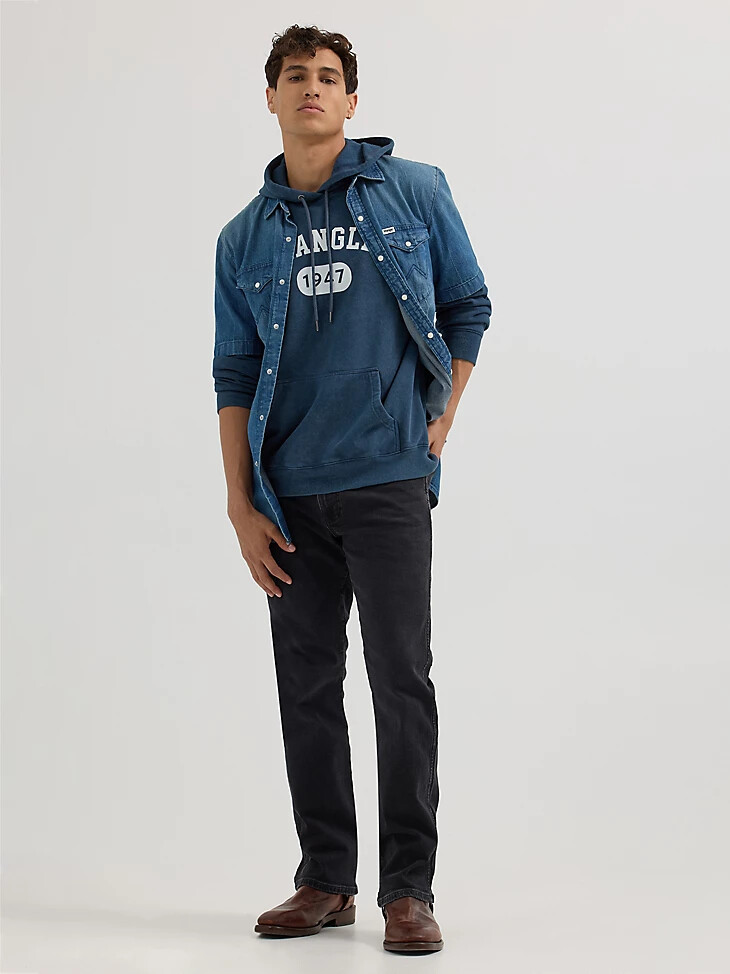 jean bootcut pour homme night fever noir