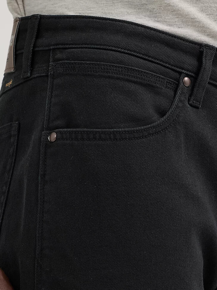 pantalon en sergé peak comfort george noir pour homme