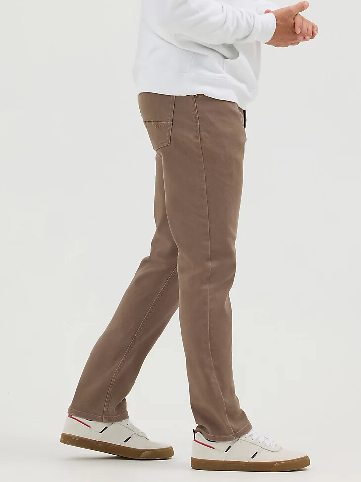 jean wrangler five star premium athletic fit pour homme couleur chocolat